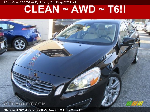2011 Volvo S60 T6 AWD in Black