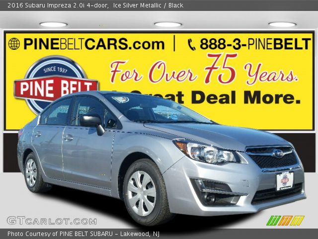 2016 Subaru Impreza 2.0i 4-door in Ice Silver Metallic