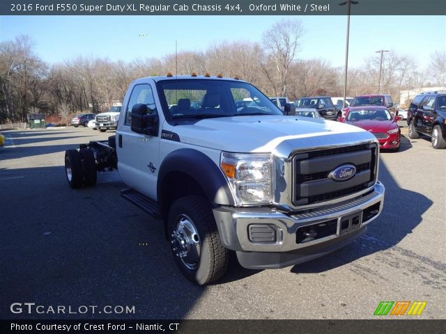 2016 Ford F550 Super Duty XL Regular Cab Chassis 4x4 in Oxford White