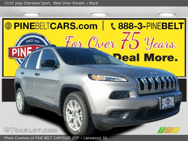 2016 Jeep Cherokee Sport in Billet Silver Metallic