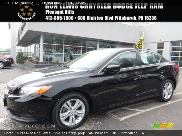 2013 Acura ILX 2.0L in Crystal Black Pearl