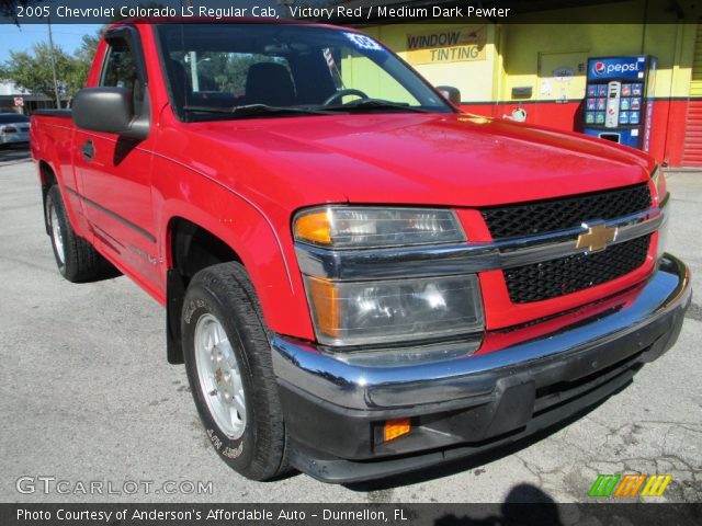 2005 Chevrolet Colorado LS Regular Cab in Victory Red