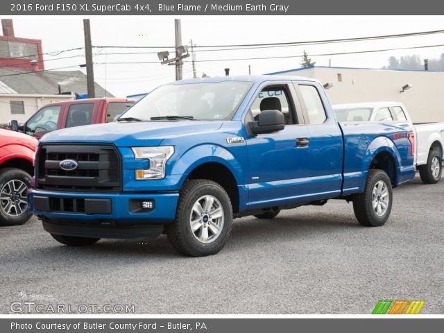 2016 Ford F150 XL SuperCab 4x4 in Blue Flame