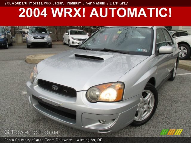 2004 Subaru Impreza WRX Sedan in Platinum Silver Metallic