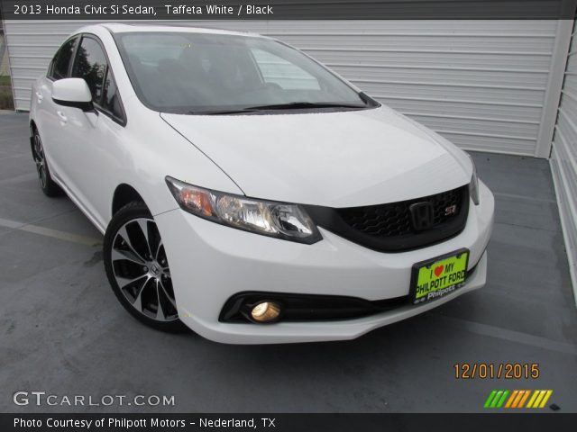 2013 Honda Civic Si Sedan in Taffeta White