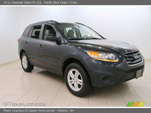 2011 Hyundai Santa Fe GLS in Pacific Blue Pearl