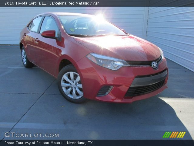 2016 Toyota Corolla LE in Barcelona Red Metallic