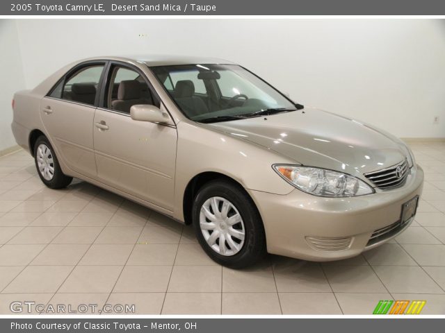 2005 Toyota Camry LE in Desert Sand Mica