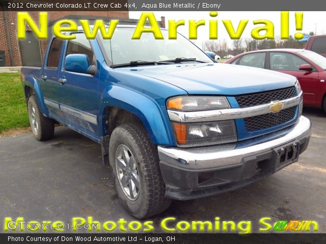 2012 Chevrolet Colorado LT Crew Cab 4x4 in Aqua Blue Metallic