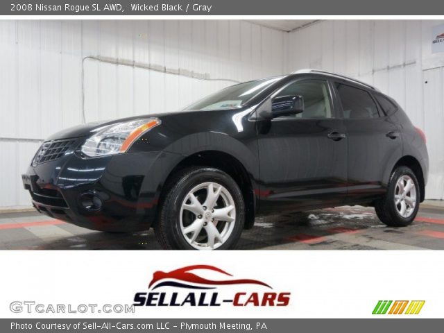 2008 Nissan Rogue SL AWD in Wicked Black