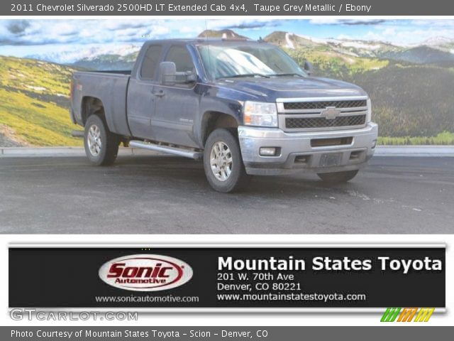 2011 Chevrolet Silverado 2500HD LT Extended Cab 4x4 in Taupe Grey Metallic