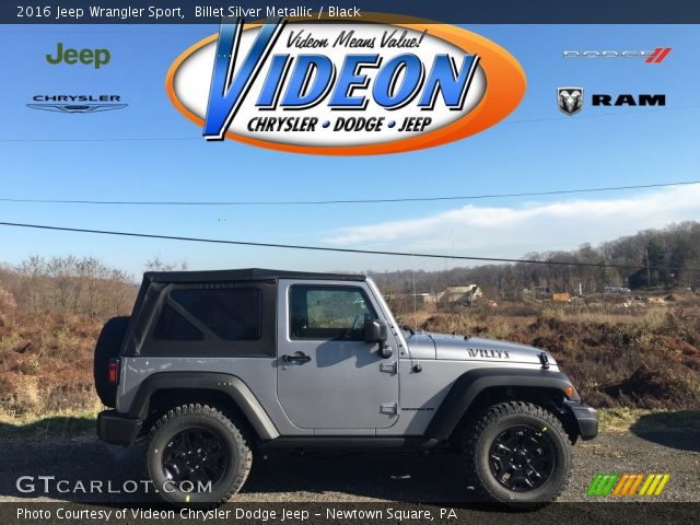 2016 Jeep Wrangler Sport in Billet Silver Metallic