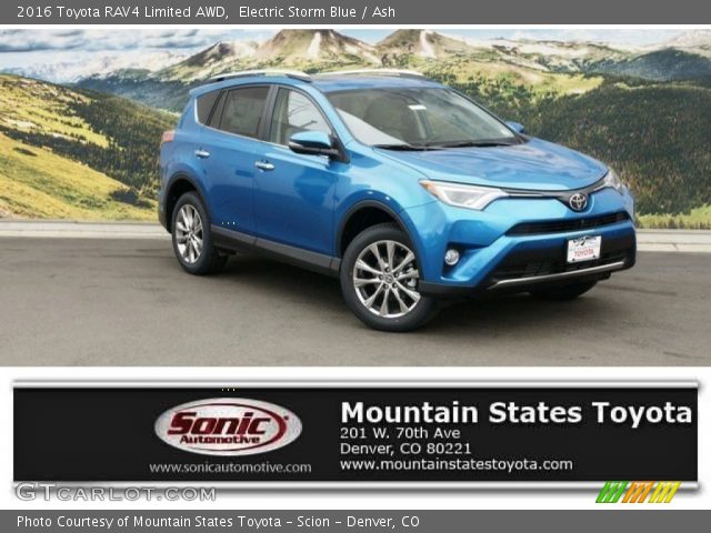 2016 Toyota RAV4 Limited AWD in Electric Storm Blue