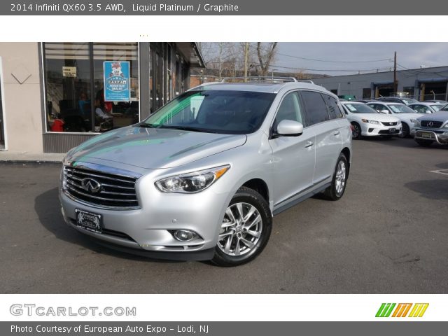 2014 Infiniti QX60 3.5 AWD in Liquid Platinum