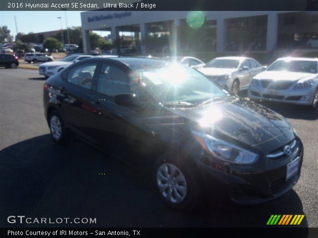 2016 Hyundai Accent SE Sedan in Ultra Black