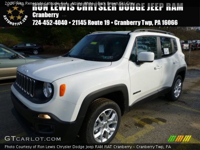 2016 Jeep Renegade Latitude 4x4 in Alpine White