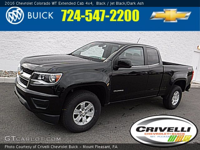 2016 Chevrolet Colorado WT Extended Cab 4x4 in Black