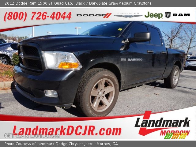 2012 Dodge Ram 1500 ST Quad Cab in Black