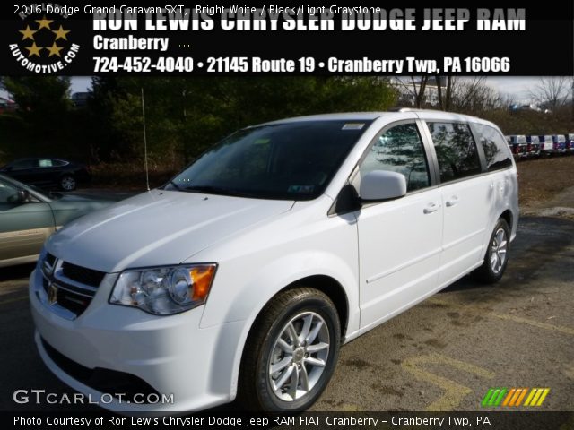 2016 Dodge Grand Caravan SXT in Bright White
