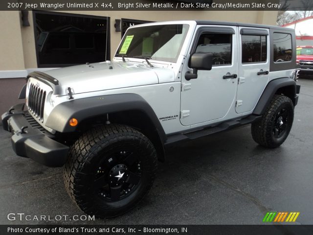 2007 Jeep Wrangler Unlimited X 4x4 in Bright Silver Metallic