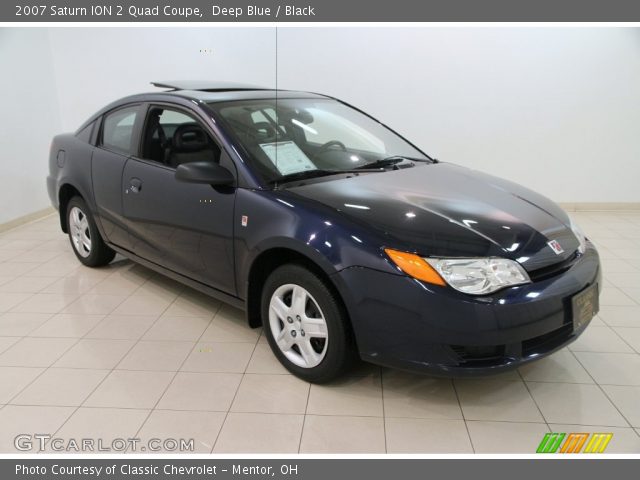 2007 Saturn ION 2 Quad Coupe in Deep Blue