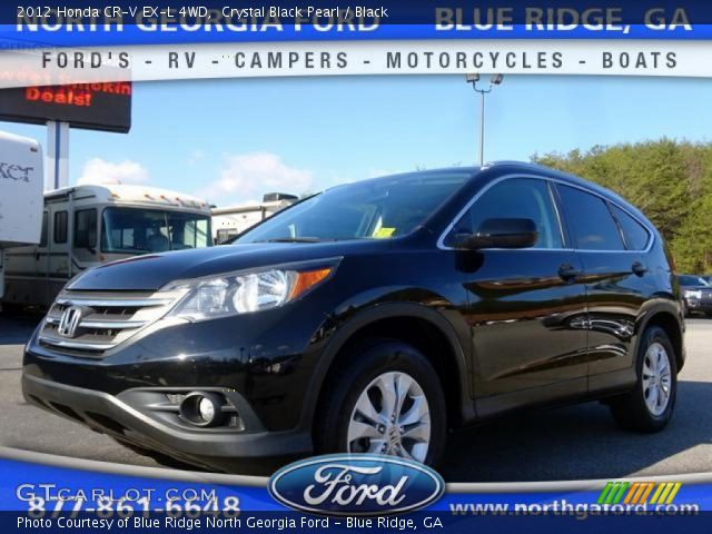 2012 Honda CR-V EX-L 4WD in Crystal Black Pearl
