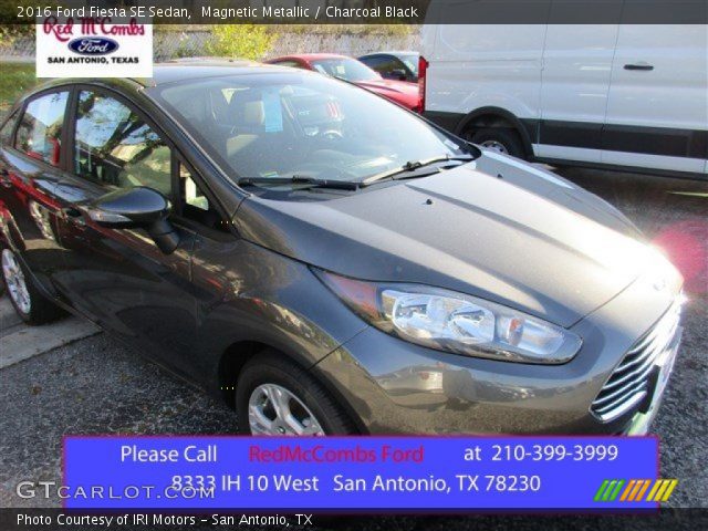 2016 Ford Fiesta SE Sedan in Magnetic Metallic