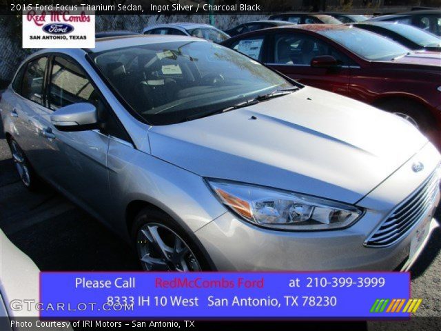 2016 Ford Focus Titanium Sedan in Ingot Silver