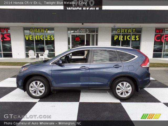 2014 Honda CR-V EX-L in Twilight Blue Metallic