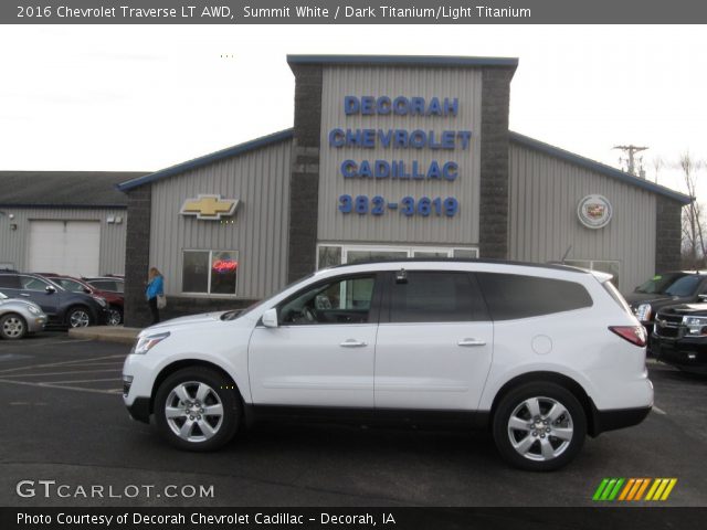 2016 Chevrolet Traverse LT AWD in Summit White