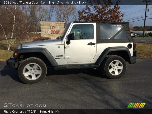 2011 Jeep Wrangler Sport 4x4 in Bright Silver Metallic