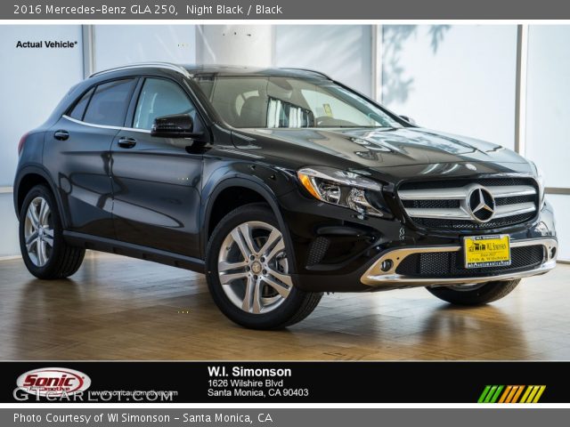 2016 Mercedes-Benz GLA 250 in Night Black