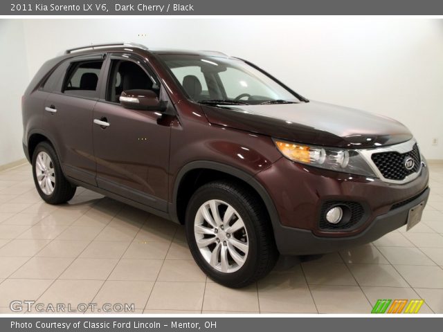 2011 Kia Sorento LX V6 in Dark Cherry