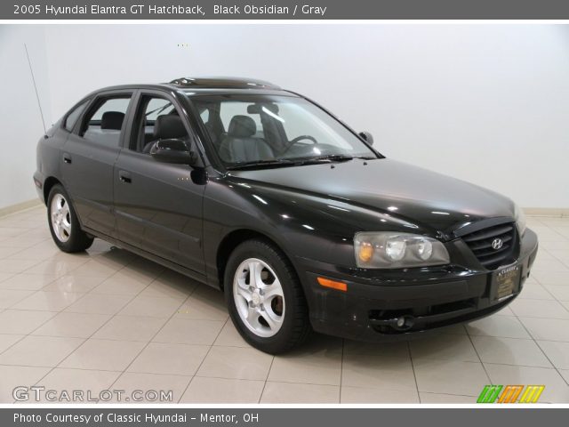 2005 Hyundai Elantra GT Hatchback in Black Obsidian