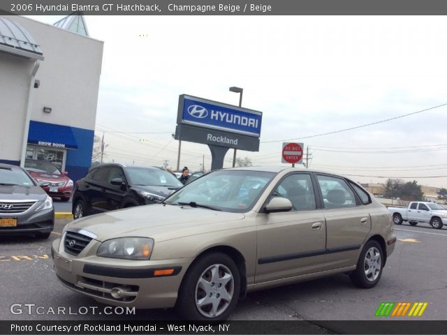 2006 Hyundai Elantra GT Hatchback in Champagne Beige