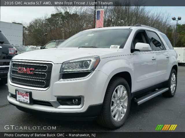 2016 GMC Acadia SLT AWD in White Frost Tricoat