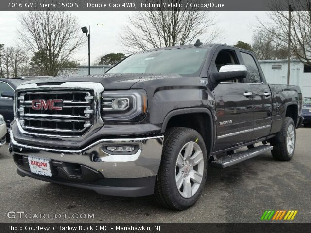 2016 GMC Sierra 1500 SLT Double Cab 4WD in Iridium Metallic