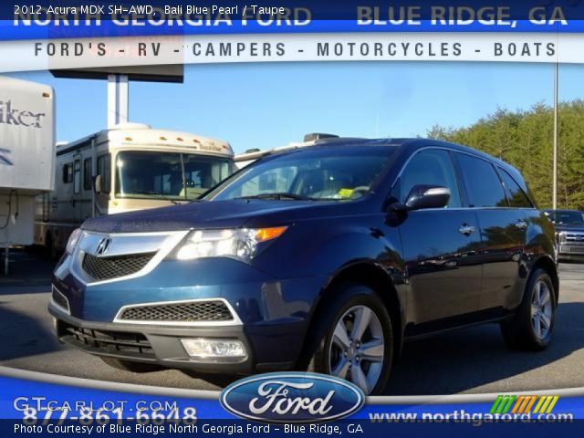 2012 Acura MDX SH-AWD in Bali Blue Pearl