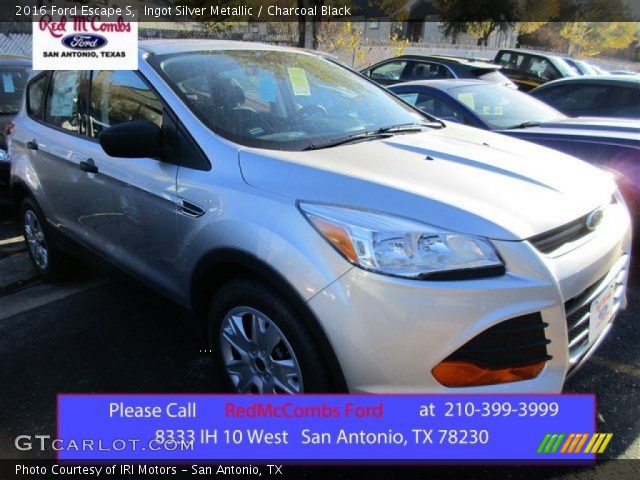 2016 Ford Escape S in Ingot Silver Metallic