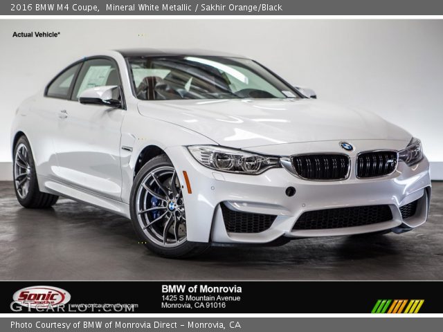 2016 BMW M4 Coupe in Mineral White Metallic