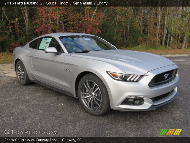 2016 Ford Mustang GT Coupe in Ingot Silver Metallic