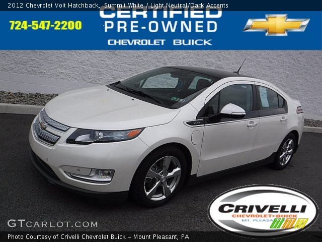 2012 Chevrolet Volt Hatchback in Summit White