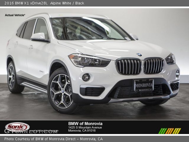2016 BMW X1 xDrive28i in Alpine White