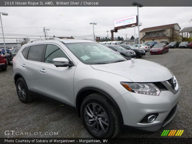 2016 Nissan Rogue SL AWD in Brilliant Silver