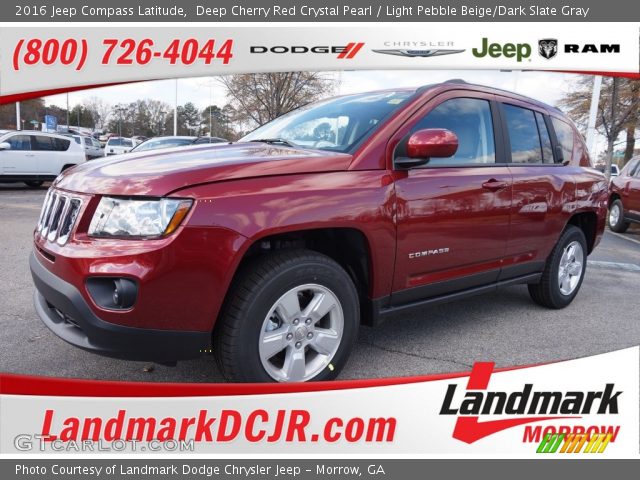 2016 Jeep Compass Latitude in Deep Cherry Red Crystal Pearl