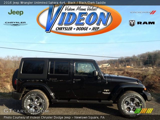 2016 Jeep Wrangler Unlimited Sahara 4x4 in Black