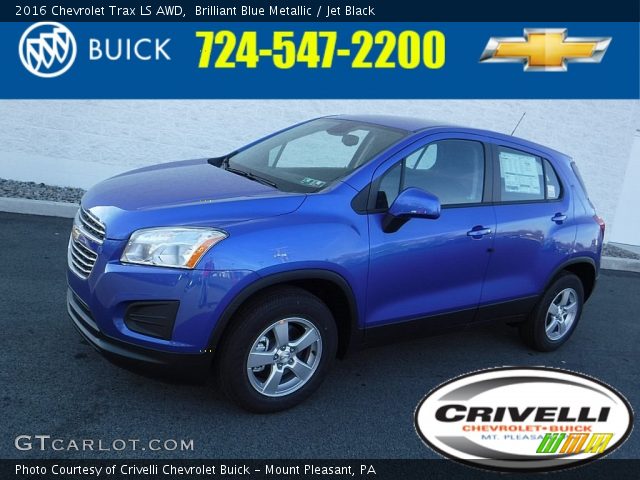 2016 Chevrolet Trax LS AWD in Brilliant Blue Metallic