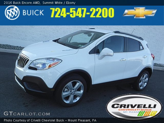 2016 Buick Encore AWD in Summit White