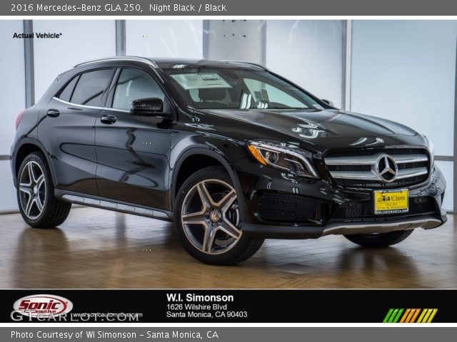 2016 Mercedes-Benz GLA 250 in Night Black