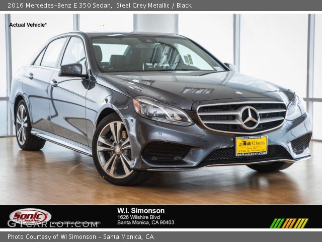 2016 Mercedes-Benz E 350 Sedan in Steel Grey Metallic